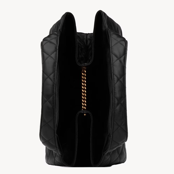 Brand New! YSL SAINT LAURENT ICARE MAXI SHOPPING BAG IN QUILTED LAMBSKIN BLACK - Picture 10 of 16